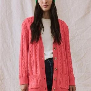 "The Great." Grandpa Cable Knit Cardigan Sweater size 1 (small)! NWT 😍